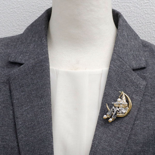 ミキモト SV アコヤ真珠/パール ブローチ 径約 2.9-5.8mm ピエロ