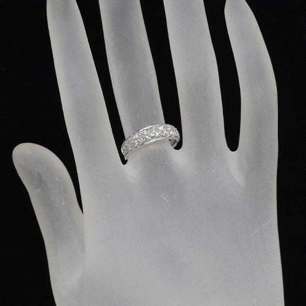 K18WG ローズカット ダイヤモンド リング 0.50ct パヴェ