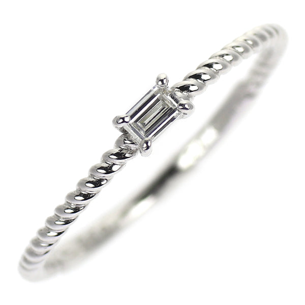 K10WG ダイヤモンド リング 0.05ct