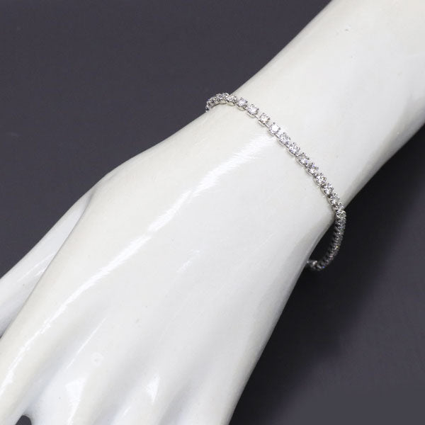 Pt850 ダイヤモンド ブレスレット 3.00ct テニス