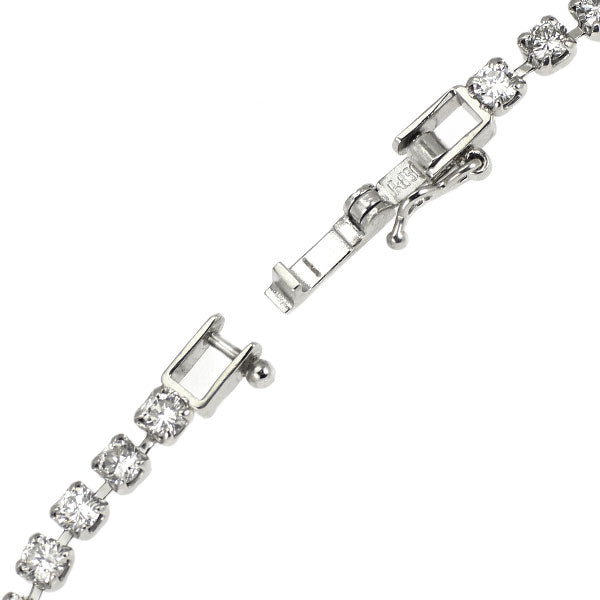 Pt850 ダイヤモンド ブレスレット 3.00ct テニス