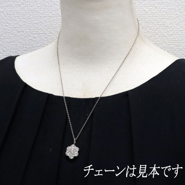 Pt900 ダイヤモンド ペンダントトップ 5.168ct フラワー