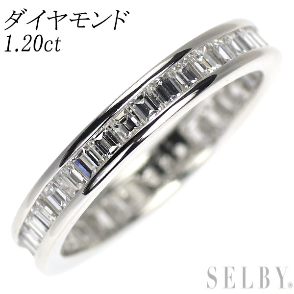 Pt900 ダイヤモンド リング 1.20ct フルエタニティ