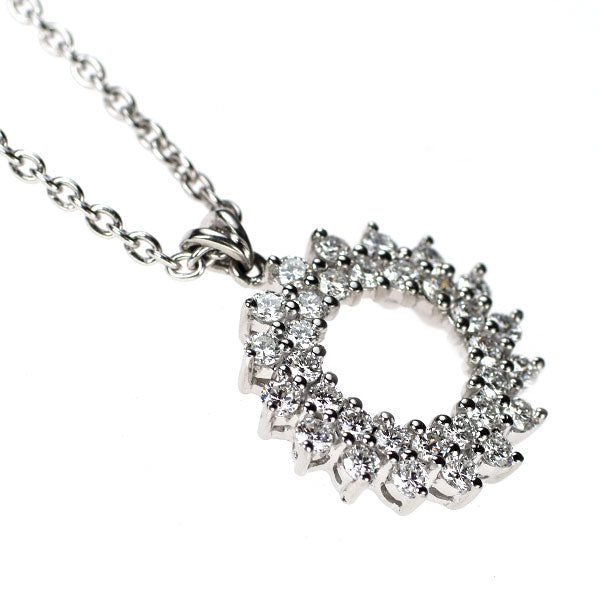 ロイヤルアッシャー Pt900/ Pt850 ダイヤモンド ペンダントネックレス 0.60ct