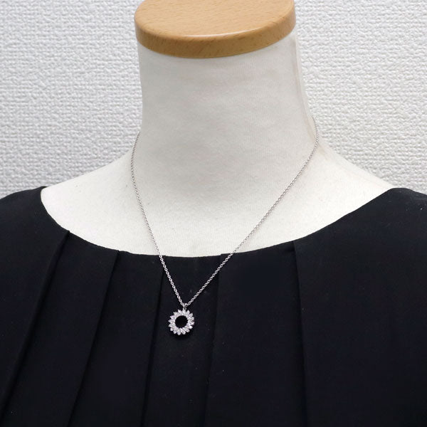 ロイヤルアッシャー Pt900/ Pt850 ダイヤモンド ペンダントネックレス 0.60ct