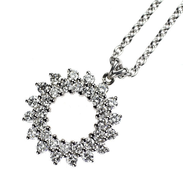 ロイヤルアッシャー Pt900/ Pt850 ダイヤモンド ペンダントネックレス 0.60ct
