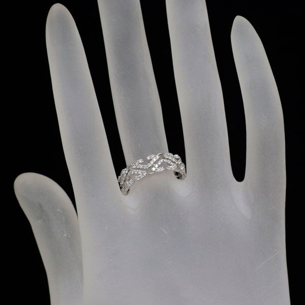 K18WG ダイヤモンド リング 0.48ct
