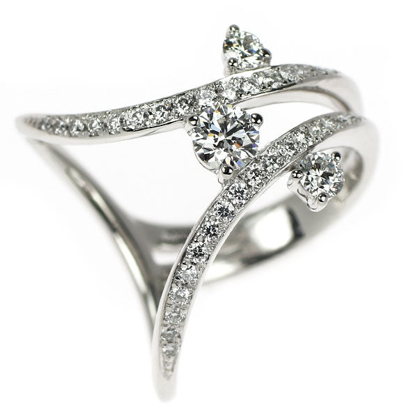 【ジュエリーツツミ】Pt900 H＆C　 ダイヤモンドリング Pt900 H&Cダイヤモンド リング 0.408ct D0.32ct — セルビー