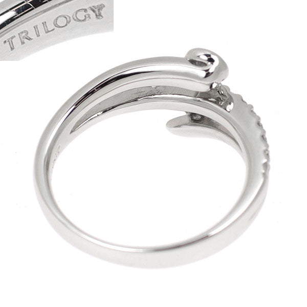 トリロジー Pt900 ダイヤモンド リング 0.60ct
