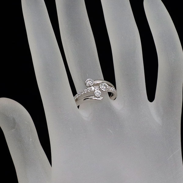トリロジー Pt900 ダイヤモンド リング 0.60ct