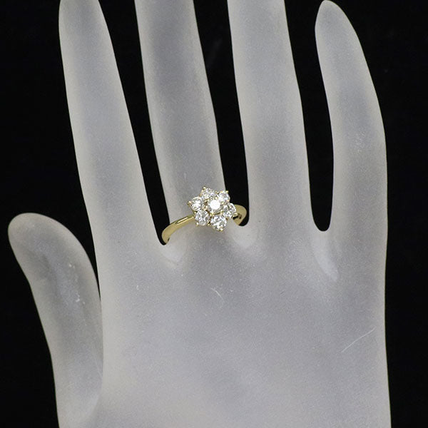 K18YG ダイヤモンド リング 1.01ct