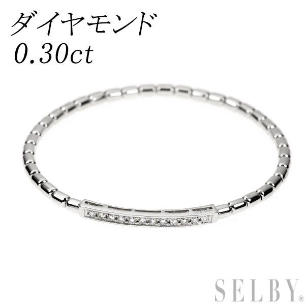 K18WGダイヤブレス　クラリスページ K18WGダイヤブレス クラリスページ K18WG ダイヤモンド ブレスレット