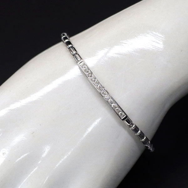 K18WG ダイヤモンド ブレスレット 0.30ct 伸縮式