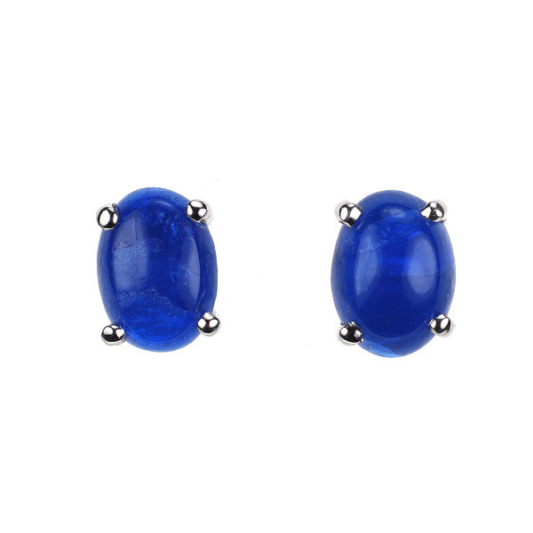 新品 希少 Pt900 カボションカット アウイナイト ピアス 0.53ct 【エスコレ】