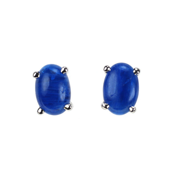 新品 希少 Pt900 カボションカット アウイナイト ピアス 0.63ct 【エスコレ】