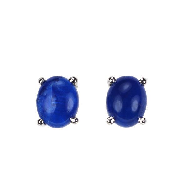 新品 希少 Pt900 オーバルカボション アウイナイト ピアス 0.67ct 【エスコレ】