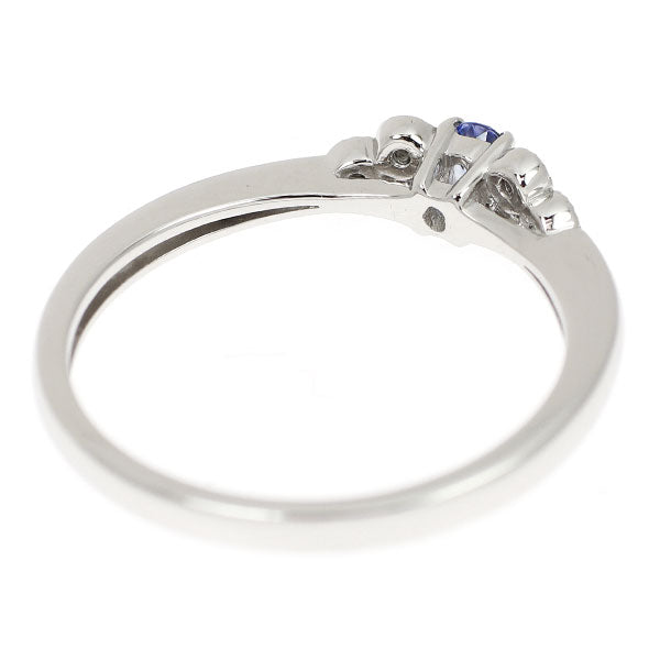 新品 希少 Pt950 アメリカ サンベニト産 ベニトアイト ダイヤモンド リング 0.112ct D0.03ct【エスコレ】