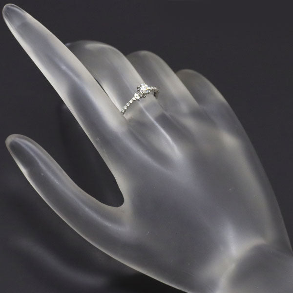 アーカー/PEME Pt900 ダイヤモンド リング 0.210ct D0.10ct アムール
