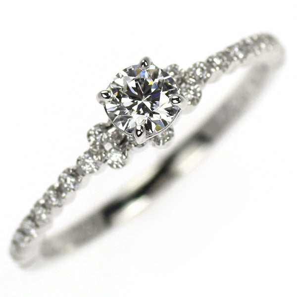 アーカー/PEME Pt900 ダイヤモンド リング 0.210ct D0.10ct アムール