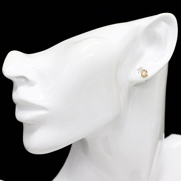 アガット/agete K10PG オパール ピアス