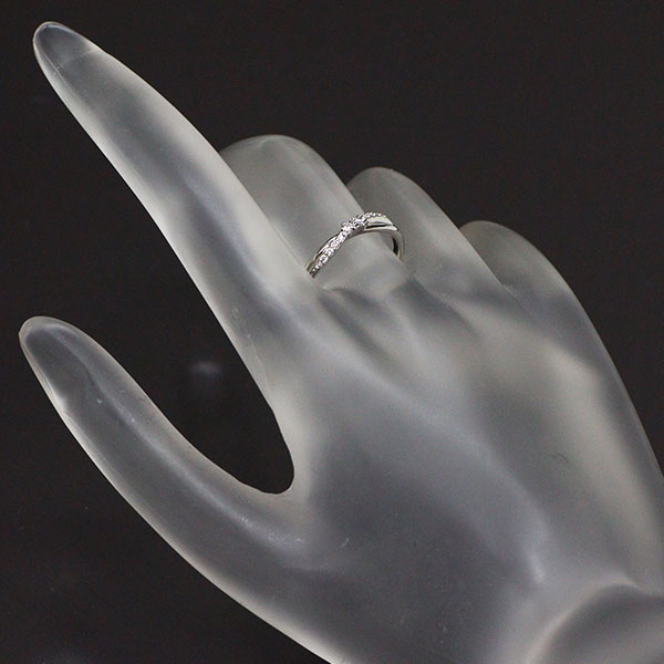 スタージュエリー Pt950 ダイヤモンド リング 0.06ct スターゲイザー