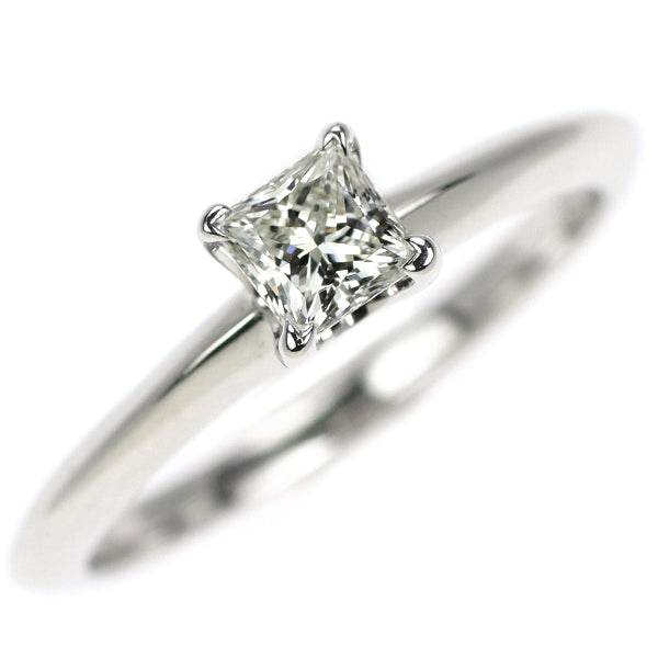 ティファニー Pt950 ダイヤモンド リング 0.34ct ルシダ
