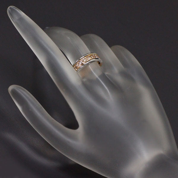 カシケイ K18WG/PG ダイヤモンド リング 0.50ct メランジェ