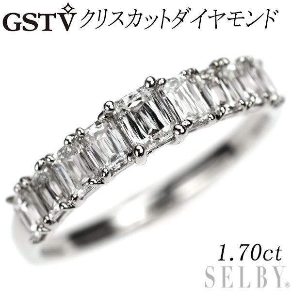 GSTV Pt950 クリスカット ダイヤモンド リング 1.70ct