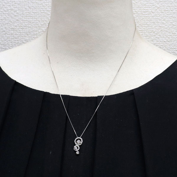 ヴァンドーム青山 Pt950/ Pt850 ダイヤモンド ペンダントネックレス 0.26ct