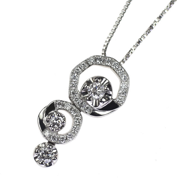 ヴァンドーム青山 Pt950/ Pt850 ダイヤモンド ペンダントネックレス 0.26ct