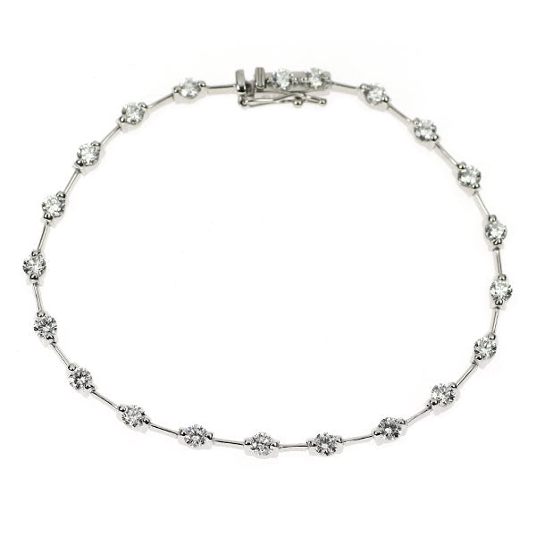 K18WG ダイヤモンド ブレスレット DTC K18WG ダイヤモンド ブレスレット 2.50ct LINE — セルビー