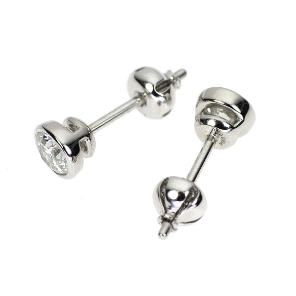 フォーエバーマーク Pt900 ダイヤモンド ピアス 0.65ct