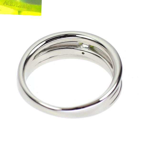 Pt900 アップルグリーンダイヤモンド リング 0.212ct