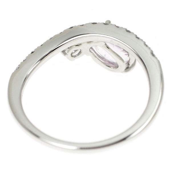 Pt900 ピンクゾイサイト ダイヤモンド リング 0.95ct D0.27ct