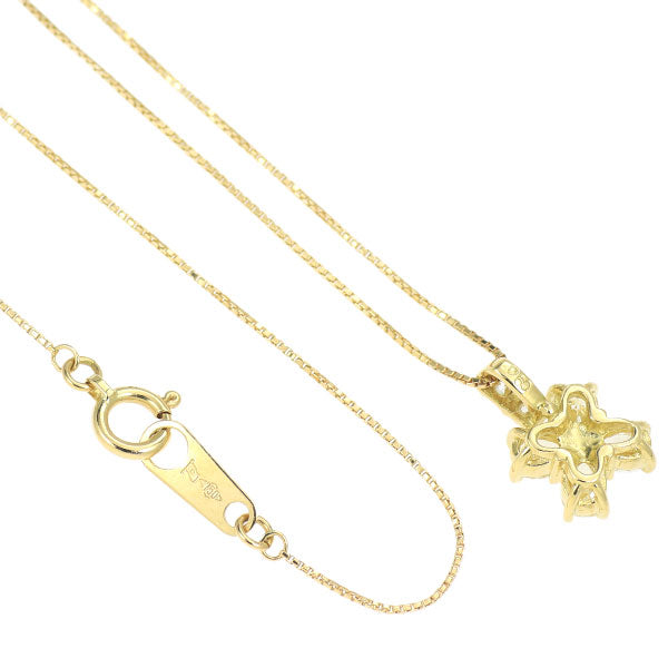 K18YG ダイヤモンド ペンダントネックレス 0.90ct