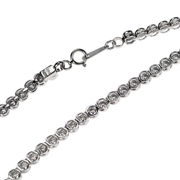 Pt850 ダイヤモンド ネックレス 3.08ct テニス