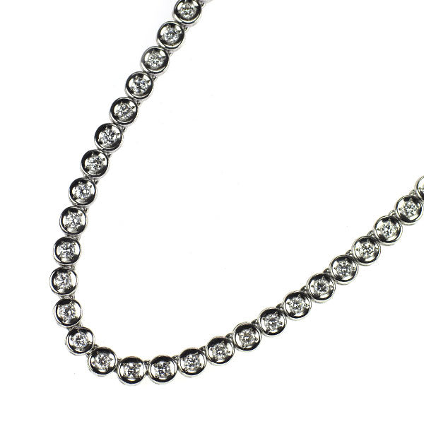 Pt850 ダイヤモンド ネックレス 3.08ct テニス