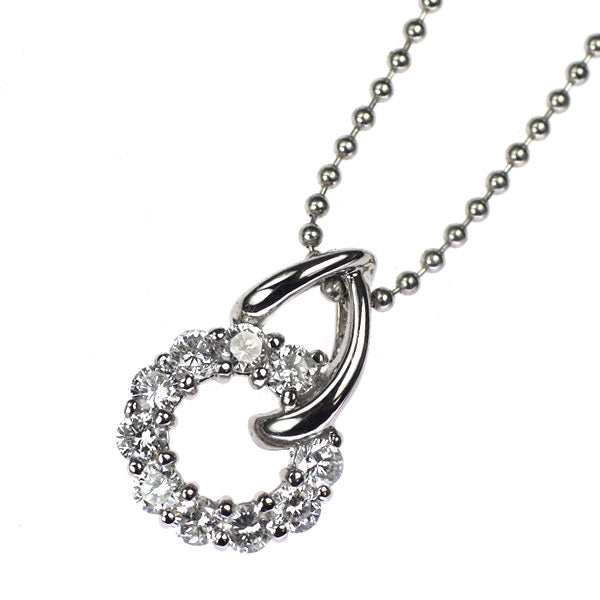 Pt900/ Pt850 ダイヤモンド ペンダントネックレス 0.53ct