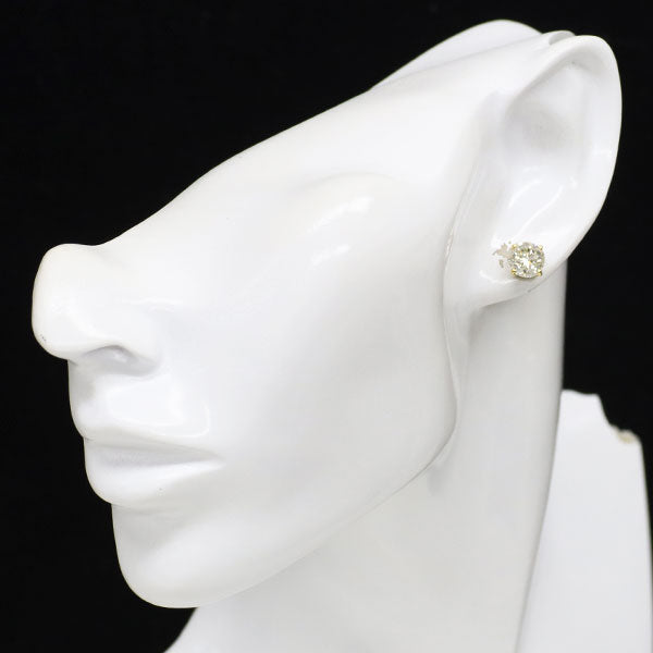 新品 K18YG LDH ダイヤモンド ピアス 3.071ct K/M I1 G/Fair