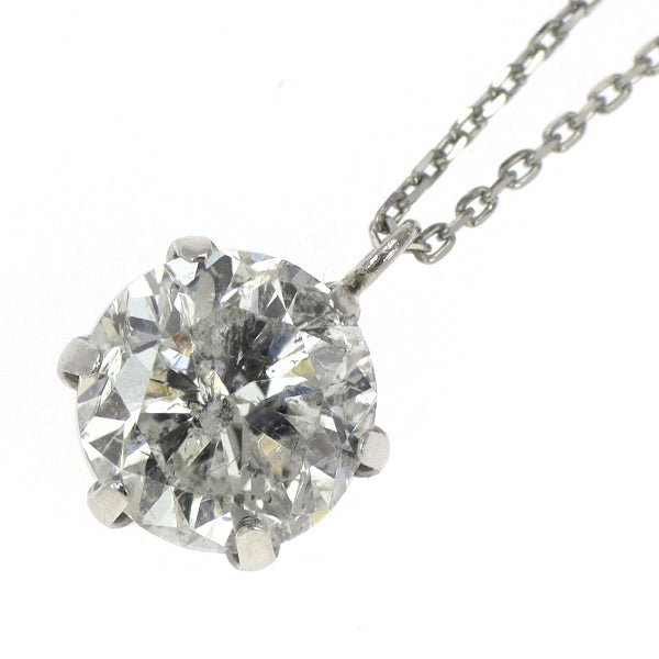 新品 Pt900/ Pt850 LDH ダイヤモンド ペンダントネックレス 1.011ct G I1 Poor