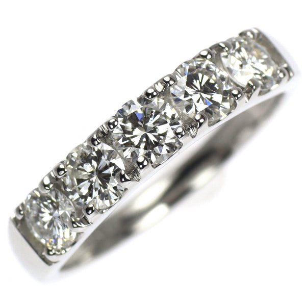 新品 Pt950 ダイヤモンド リング 1.008ct F-G SI2 VG/G 一文字