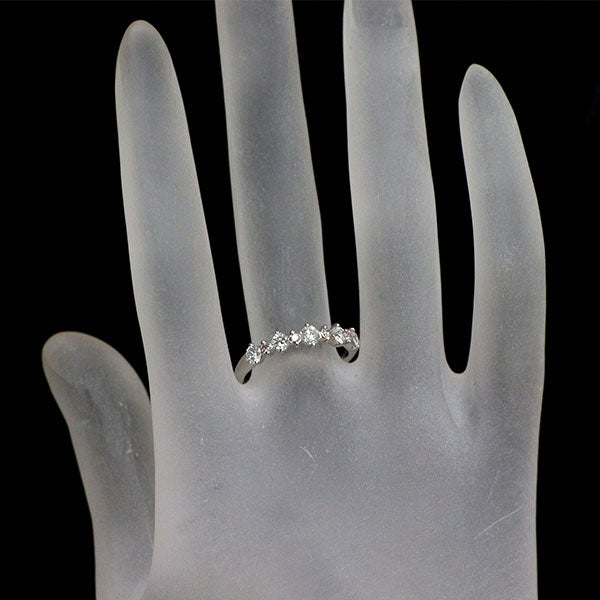 Pt900 ダイヤモンド 天然ピンクダイヤ リング 0.54ct PD0.08ct