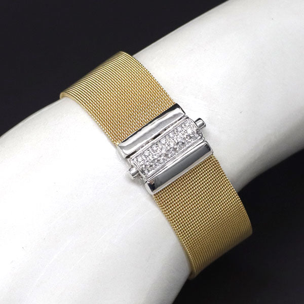 K18YG/WG ダイヤモンド ブレスレット