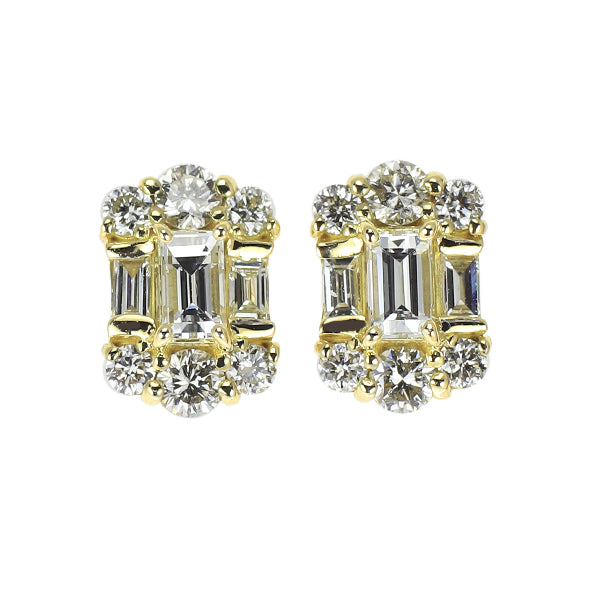 K18YG ダイヤモンド ピアス 0.40ct