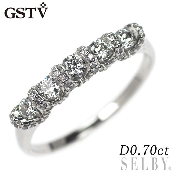 GSTV Pt950 ダイヤモンド リング 0.70ct