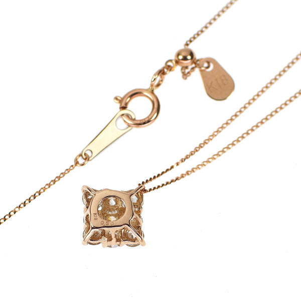 K18PG ダイヤモンド ペンダントネックレス 0.50ct