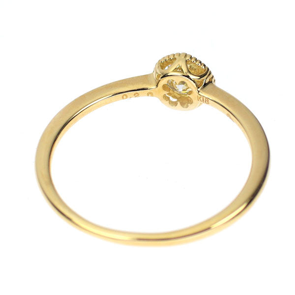 K18YG ダイヤモンド リング 0.20ct