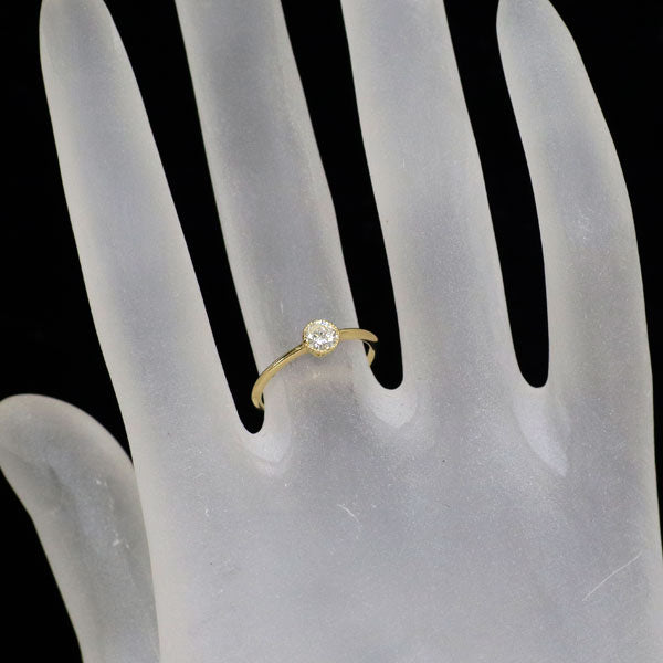 K18YG ダイヤモンド リング 0.20ct