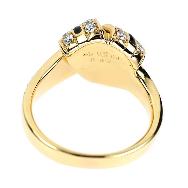アトリエアル K18YG ダイヤモンド リング 0.58ct エレファントテイル