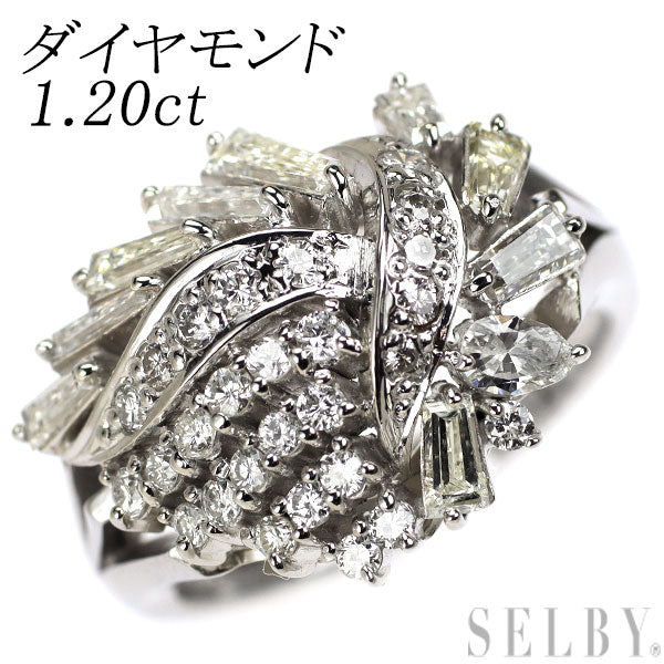 Pt900 ダイヤモンド リング 1.20ct